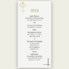 Wedding Menus