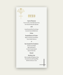 Wedding Menus