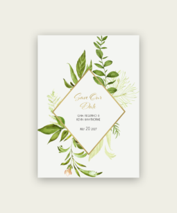 Greenery Save the Dates