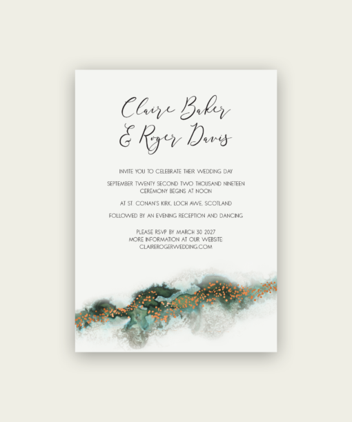 Nebula Wedding Invitations - Image 4