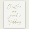 Wedding Welcome Sign