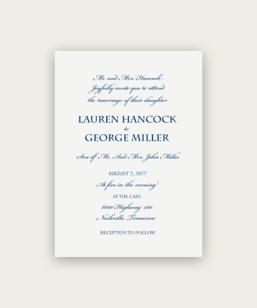 letterpress wedding invitations