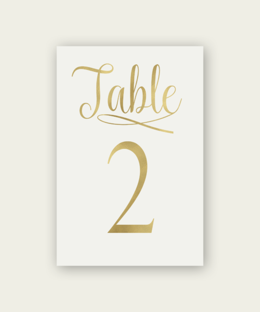 Modern Script Table Numbers - Image 4