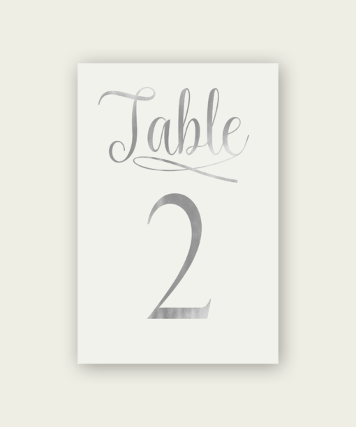 Modern Script Table Numbers - Image 2