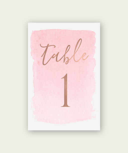 Blush Table Numbers - Image 2