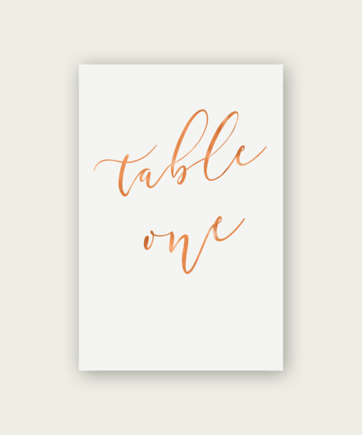 Calligraphy Table Numbers - Image 4