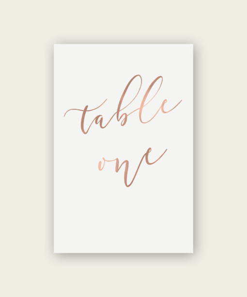 Calligraphy Table Numbers - Image 3