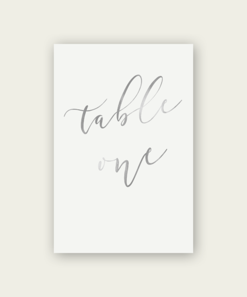 Calligraphy Table Numbers - Image 2