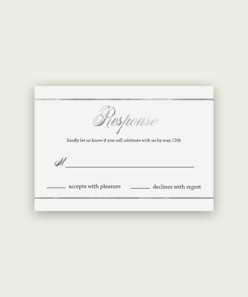 Elegant Lines Response Cards - Image 2