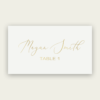 A Gold Name Cards / Place Cards